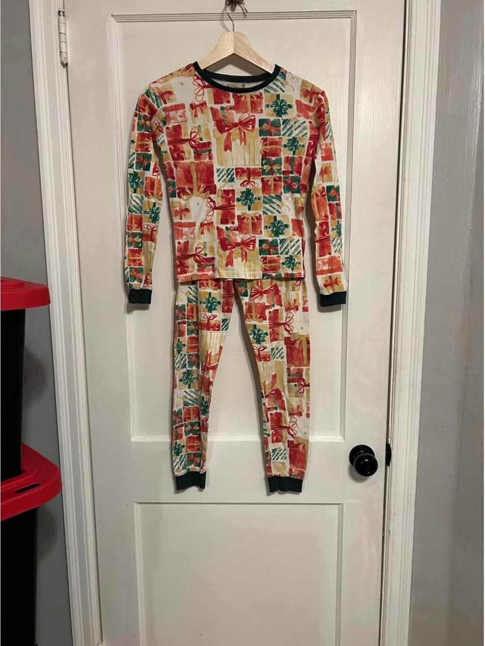Burt’s Beas 12Y Christmas pajama set —unisex